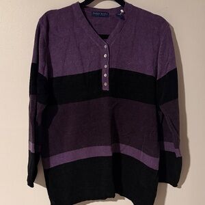 Karen Scott Deep Purple Sweater